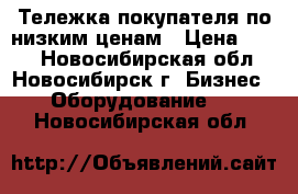 Тележка покупателя по низким ценам › Цена ­ 700 - Новосибирская обл., Новосибирск г. Бизнес » Оборудование   . Новосибирская обл.